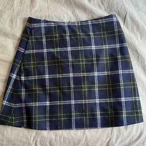 Wilfred plaid mini skirt with pockets